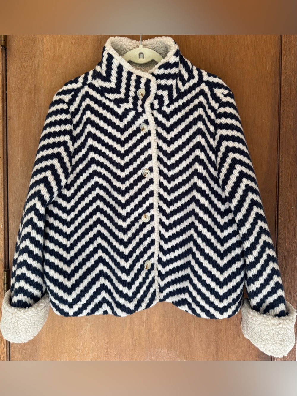 Charlie B Chevron Winter Jacket size L